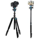 MOJOGEAR Swift Fotostatief voor Camera en Smartphone 175 cm met afneembaar monopod.