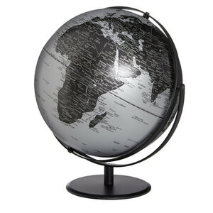 Wereldbol Juri Saturn Zilver 30cm