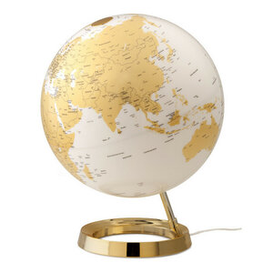 Atmosphere Design wereldbol Licht & Kleur Goud 30cm