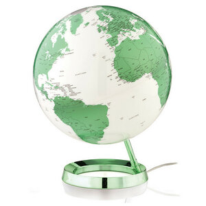 Atmosphere Design wereldbol Licht & Kleur Groen 30cm