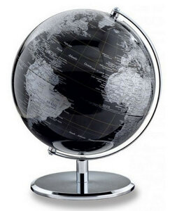 Wereldbol Planet Donkerchroom 25cm