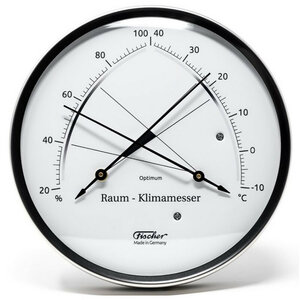 Fischer Weerstation RVS kamerklimaatmeter