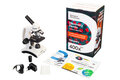 Levenhuk Discovery Femto Polar Microscope met boek: geschikt voor eenvoudige biologische experimenten; een handig hulpmiddel vo