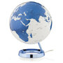 Atmosphere Design wereldbol Licht & Kleur Blauw 30cm