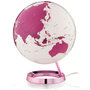 Atmosphere Design wereldbol Licht & Kleur Felroze 30cm