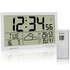 BRESSER MyTime Jumbo LCD weer-wandklok wit