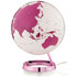 Atmosphere Design wereldbol Licht & Kleur Felroze 30cm