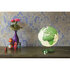 Atmosphere Design wereldbol Licht & Kleur Groen 30cm