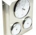 Fischer Buitenweerstation thermometer, barometer en hygrometer RVS